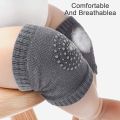 Baby Knee Pads for Crawling, Anti-Slip Padded Stretchable Elastic Cotton Soft Breathable Comfortable Knee Cap Elbow Safety Protector. 