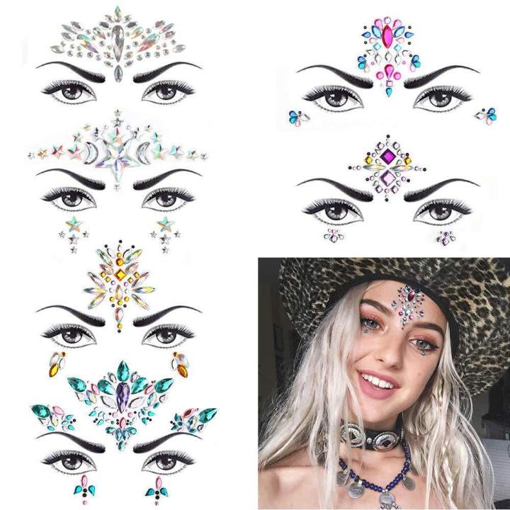 3D%20Face%20Jewel%20Crystal%20Body%20Art%20Sticker%20Make%20Up%20Festival%20Face%20Gems%20Glitter%20Rhinestones%20Face%20Tattoo%20for%20Festival%20Party%20Dressing%20UP%20-%20Image%202