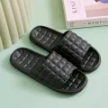 【WEJA】Women Indoor Home Slippers Summer Soft Comfortable Flip Flops Bath Slippers Couple Family Flat Shoes Hotel Sandals. 