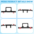 Metal Front Bumper with Tow Hook for MN D90 D91 D96 MN-90 ,Black. 