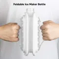 Portable Ice Making Bottle, Foldable Plastic and Silicone Ice Ball Maker for Drinking Shop for Household. 