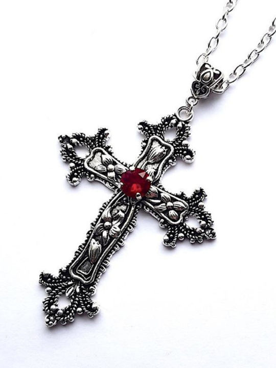 Gothic%20Irregular%20Cross%20Crystal%20Necklace%20Goth%20Large%20Cross%20Pendant%20Necklace%20Vintage%20Sweater%20Necklaces%20for%20Women%20Men%20Jewelry%20-%20Image%206