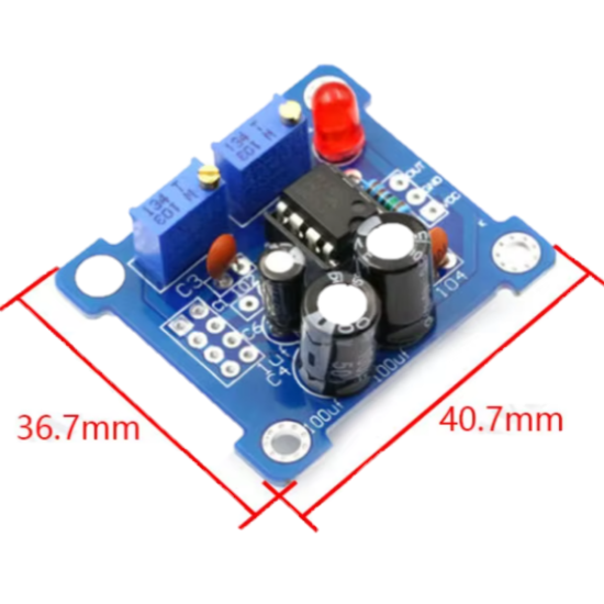 Module Pulse Generator Adjustable NE555 Pulse Frequency Adjustable Duty Cycle Module Square Wave Signal ...