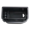 1 Piece Car Center Console Armrest Storage Box Black Organiser Accessories for Nissan Navara D23 NP300 2015-2019. 