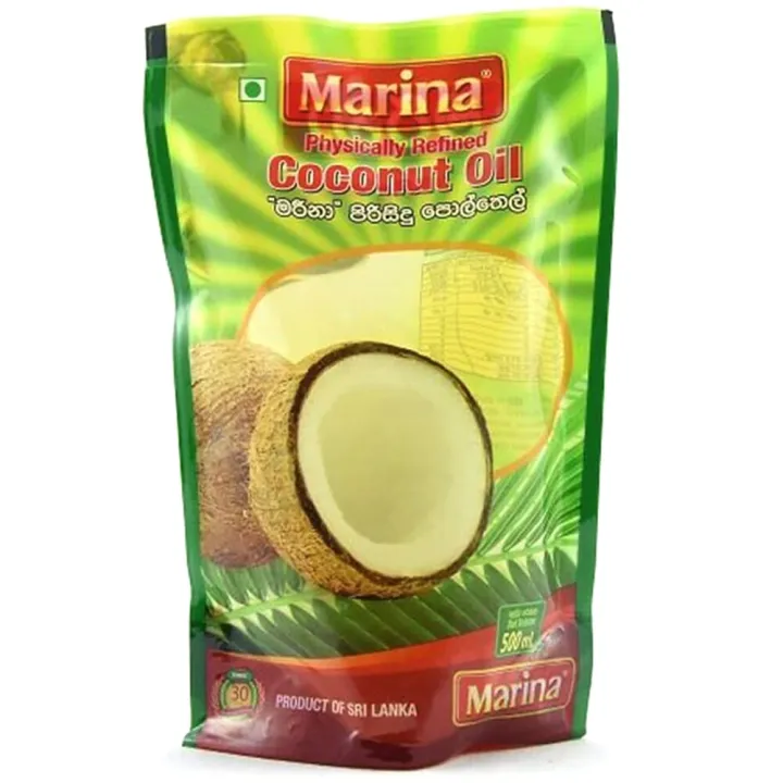 Marina Physically Refined Coconut Oil (Stand Up Pouch) 500ml