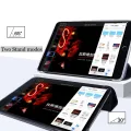 Tablet case for Apple ipad Air 2  9.7" Smart sleep wake Protective Solid Shell Stand cover Three fold for Air2 2014 A1566 A1567. 