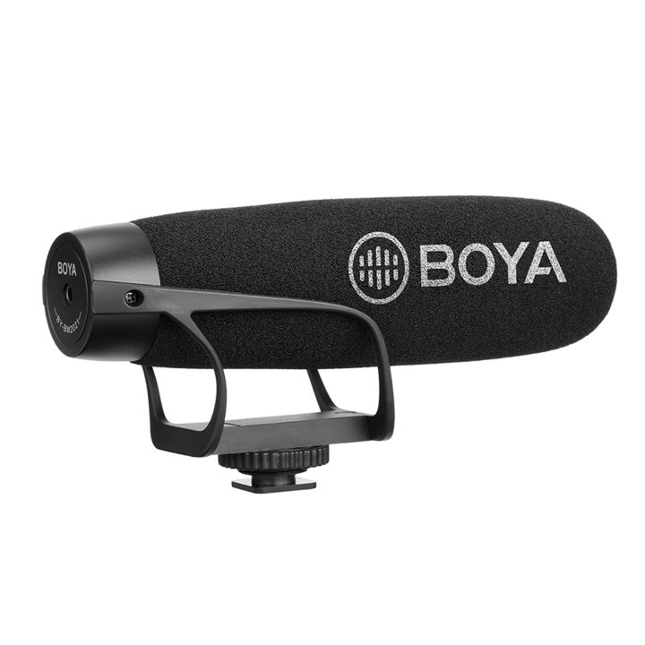 BOYA BY-BM2021 Lightweight Super Cardioid Video Microphon-e for Smartphone DSLR Cameras Camcorders PC Audio Recording