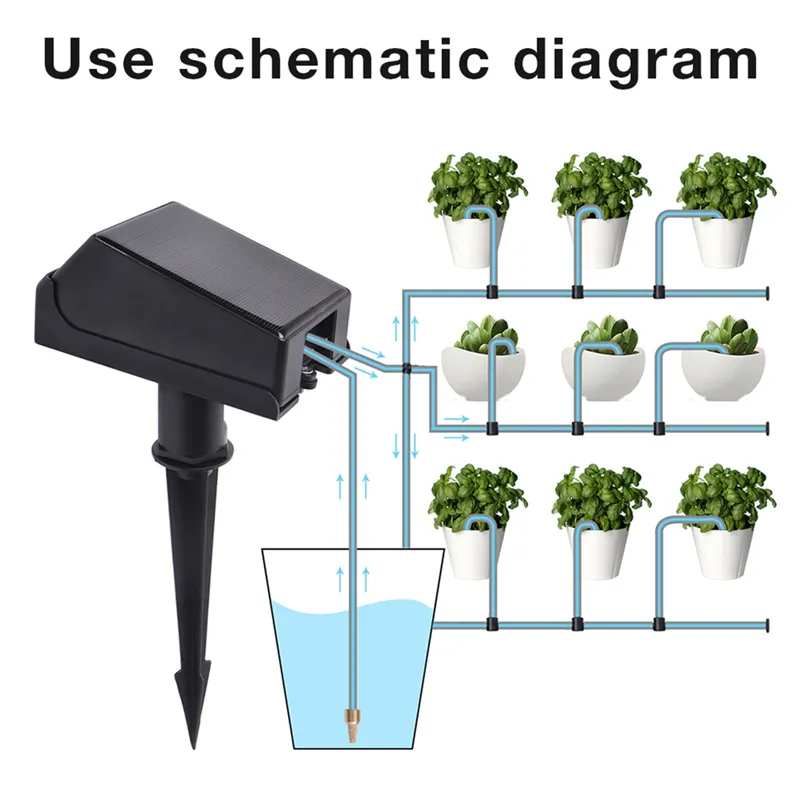 Solar Automatic Irrigation Timer Drip Irrigation Water Pump Control ...