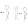 50pcs 1/8 1/10 1/12 1/14 1/16 1/18 Rc Car Body R Clips Bodyshell Pin Metal Body Clip Pin Buggy Truck Accessories. 