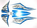 Honda Dio Bs4 Blue White Full Sticker kit. 