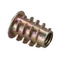 20 pieces M6x 15mm hexagon socket screw thread insert nut for wood. 