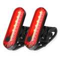 Dealzmore Bicycle Rechargeable Rear Light 50 Lumen Brightness Cycle Back Tail Lamp Rechargeable Light Cycling Accessories. 