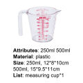 Measuring Jug Ergonomic Handle Design Transparent Measuring Cup. 