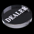 【The Timber Loft】Poker Dealer Button Acrylic PokerStars Dealer for Poker Cards Game 56mm Best. 