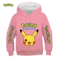 Pikachu Children Clothing Pokemon Hoodie Kids Clothes Girls Sweatshirt Boys Hoodie Clothes for Teenagers Babyboy Clothes. 