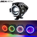 1Pcs U7 Mini(Blue Ring) Fog Light For Motorcycle. 