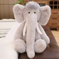 70cm Giant Elephant Teddy Bear Plush Toys Mammoth with Long Nose Soft Fur Stuffed Elephant Dolls for Kids Plush Animal Toys. 
