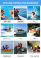 Adult Kids Swimming Life Jacket Adjustable Buoyancy Survival Suit Polyester Children Life Vest With Whistle Drifting Rescue. 