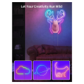 Neon Rope Light Mounting Brackets, 200PCS Neon Lights Install Fixing Clips Accessories for 6x12mm LED Neon Flex Strip. 