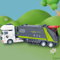 Sanitation Truck Toy Mini Inertia Garbage Truck Toy Realistic Recycling Vehicle Model for Kids No Battery Required Perfect Christmas Birthday Gift Urban Sanitation Truck. 