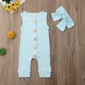 Newborn Infant Babys Girl Boy Outfit Cotton Romper Jumpsuit Bodysuit Clothes Set 6-18M. 