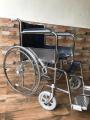 Softa Care Wheel Chair Chromed steel frame, fixed armrest, Fixed footrest. 