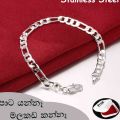 Ladies and Gents Silver Colour bracelet for girls with box girls bracelet women Girls and Boys Bracelet bracelet. 