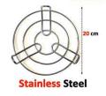 Stainless Steel Cooking Pot Steaming Tray Round Shape Stand 2 Pcs Set Cooker Steamer Rack Cookware Tools. 