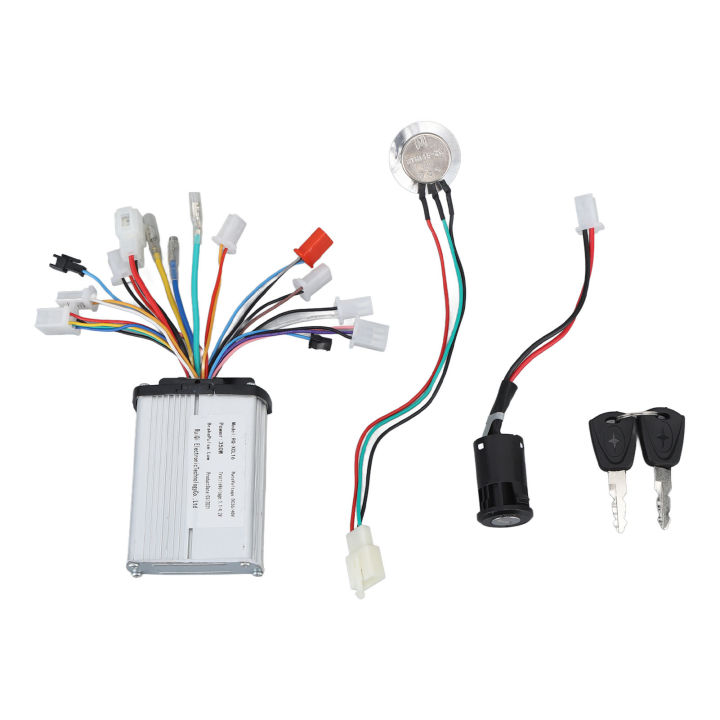 Electric Bike Brushless Controller Kit Ignition Switch 36V 48V Electric Bike Brushless Controller for Electric Bike Conversion