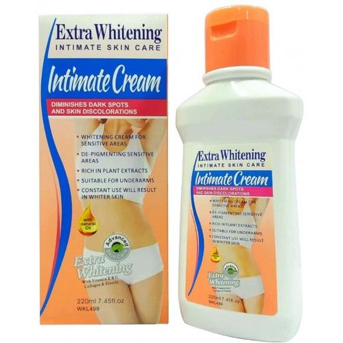 extra whitening intimate cream
