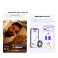 R02 Smart Ring for Men & Women with Charging Case, Health Monitor,H. 