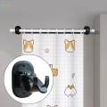 Curtain Rod Holder Hooks Curtain Hangers No Drill, Universal ,Premium , Curtain Rod Brackets. 