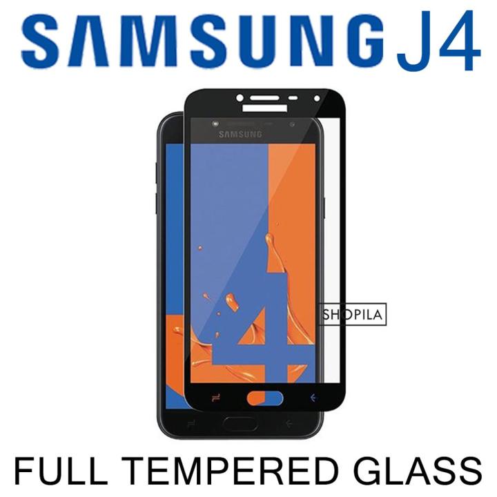 Shopila High Quality J4 2018 Screen Protector Full Glue 21D Tempered Glass Full Cover Protection Screen Guard for Samsung Galaxy J4 Glass