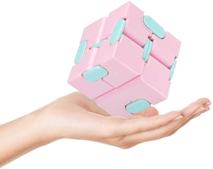 Pink Infinity Cube Infinity Cube Fidget Cube Toy Suitable for Adults & Kids New Version ...