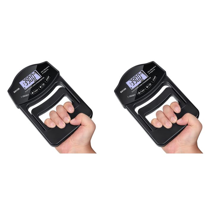 396lbs 180kg Grip Strength Tester Hand Grip Dynamometer Digital Grip Strength Tester With Lcd Display Adjustable Hand Grip Training Gauge Hand Grip Testing For Sports Home School Use