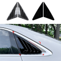 Car Rear Window Shutter Cover Trim Window Louver Side Vent Trim for A3 8Y Sedan 2021-2024 Carbon Fiber. 