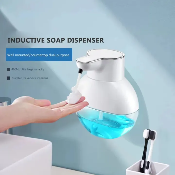 400ML%20Touchless%20Soap%20Pump%20Infrared%20Sensor%20500mAh%20for%20Home%20Bathroom%20Kitchen%20Rechargeable%20Automatic%20Sensing%20Liquid%20Soap%20Dispenser%20-%20Image%204