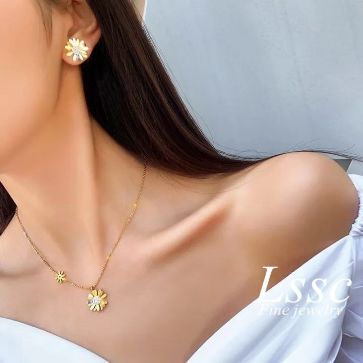 Daisy%20Stainless%20Steel%20Necklace%20for%20Women%20Non%20Tarnish%20Kwintas%20Gold%20Chain%20Pendant%20Accessories%20Jewelry%20-%20Image%208