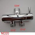 Split Style Bathroom Shower Set Diverter Water Valve wall mounted Brass Diverters Adapter for Converted Shower kits. 