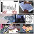 A4 LED Copy Board Light Pad Drawing Tracing Tablet Copyboard Animation Sketching Stencil Diamond Painting USB. 