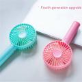 1200 MA Handheld Fan Portable Battery Version Charging Mini Small Fan Mute Big Wind Home Desktop Household Electric Small Fans. 