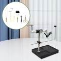 Fly Tying Set Adjustable 360 Degree Rotary Scissors Bobbin Thread Holder Flies Making Tool for Fly. 