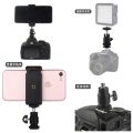 Phone Clip Holder 360 Ball Head Hot Shoe Adapter Mount. 