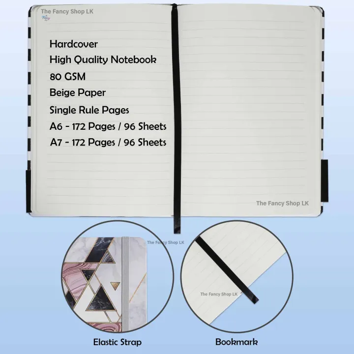 Mikirei%20Notebook%20Hardcover%20A6%20A7%20Autograph%20Diary%20Abstract%20Marble%20Shapes%20Star%20Design%20-%20Image%207