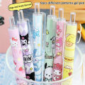 6Pcs/Set Cute Sanrio Kuromi 0.5mm Gel Pens Set Kawaii Press Gel Pen Cartoon School Hello Kitty Student Stationery Supplies Gift. 