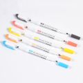 【Hot】 5 Colors/Box Double Headed Highlighter Pen Set Fluorescent Markers Highlighters Pens Art Marker Japanese Cute Kawaii Stationery. 
