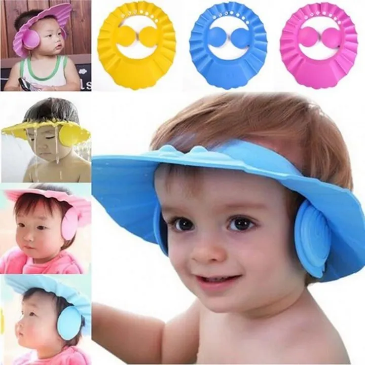 High Quality Adjustable Baby Bath Shower Cap