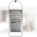 Stainless Steel Vegetable Grater Kitchen Hand-Held Cutter Sharp Flat Premium 3 Way Teeth Carrot Potato Peeler. 