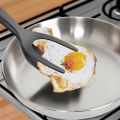 【Hot】 2 In 1 Nylon Grip Flip Tongs Egg Spatula Tongs Steak Spatula Tongs Clamp Pancake Fried Turners Kitchen Accessories. 
