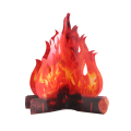 4 Pack Artificial Flames Three-Dimensional Flame 3D Cardboard Camping Fire Decoration Holiday Christmas. 